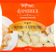 Вареники ТМ Українська Зірка 700 г з картоплею