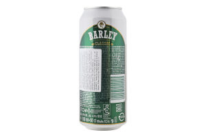 Пиво 0.5л 4% світле фільтроване пастеризоване Classic Barley з/б