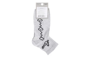 Носки женские Premier Socks Эконом Love 23-25 светло-серый
