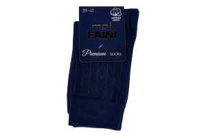 Шкарпетки чоловічі Moi Faini №113018 39-41 темно-синій