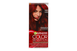Крем-краска для волос стойкая №6.60 Color Sensation Garnier 1шт