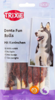 Ласощі д/собак Дента Фан Палички з кроликом д/чищення зубів 12см 70г Тріксі