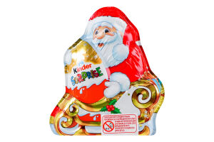 Шоколад фігурний молочний з молочним внутрішнім шаром та іграшкою Kinder Surprise м/у 75г