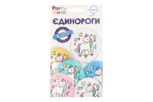 Кулька латексна Єдинороги 5шт 1111-5850 Паті Хата