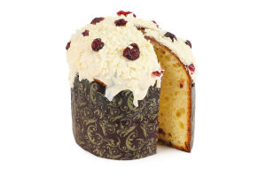 Сдоба Кулич с творогом и клюквой Рум'янець к/у 300г