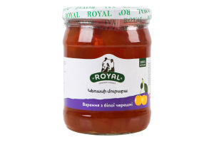Варенье из белой черешни Royal с/б 600г