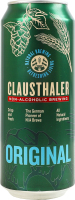 Пиво 0.5л 0.49% безалкогольне світле фільтроване пастеризоване Original Clausthaler з/б