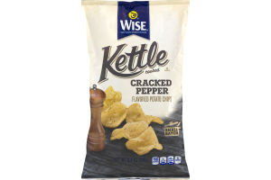 Wise Kettle Cooked Cracked Pepper Potato Chips