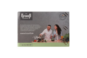 Каструля Prime Chef 2,7л з скляною кришкою 18см Krauff