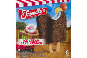 Friendly's Ice Cream Bars Ice Cream Cake Krunch - 6 CT