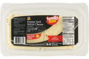 Ahold Natural Sliced Cheese Pepper Jack - 44 CT