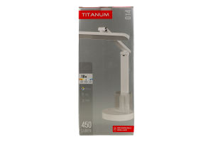 Лампа настiльна LED з акумулятором 10W 450Lm Titanum