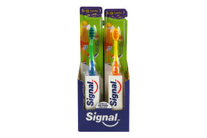 Щітка зубна для дітей 6-13років екстра м'яка Signal 1шт в асорт