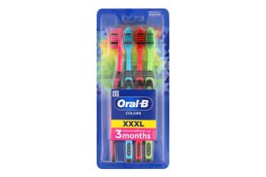 Щітка зубна середня XXXL Colors Oral-B 4шт