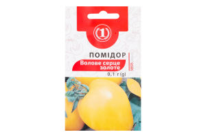 Насіння Помідор Волове серце золоте 0,1г ТМ "1"