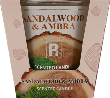 Свічка ароматична Tindra Сандалове дерево-Амбра 130г скло Пако ІФ