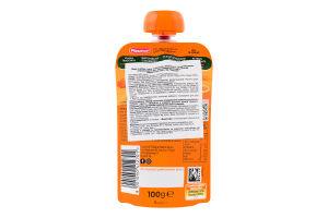 Пюре для дітей від 6міс гомогенізоване з яблук, груш та бананів з вітаміном С Фруктовий мікс Plasmon д/п 100г