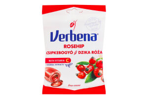 Цукерки м'які з шипшиною та вітаміном C Verbena м/у 60г