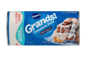 Pillsbury Grands! Big Cinnamon Rolls Extra Rich Butter Cream Icing - 5 CT