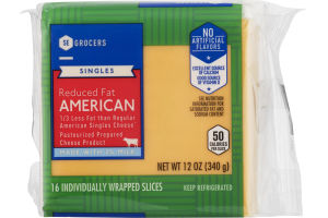 SE Grocers Singles Reduced Fat American - 16 CT