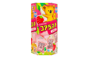 Печиво Koala's March з начинкою зі смаком полуниці