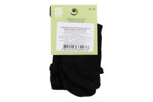 Шкарпетки Premier socks вис рубчик рюш чорн р16-18