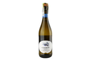Вино газоване Lambrusco Emilia біле сухе 10,5% 0,75л Cerbio