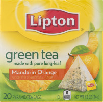 Lipton Green Tea Pyramid Tea Bags Mandarin Orange - 20 CT