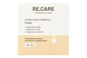 Крем д/обличчя Зволожувальний з пребіотиками 30мл RE.CARE