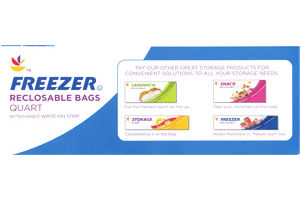 Ahold Reclosable Bags Freezer - Quart