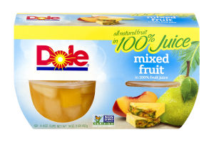 Dole 100% Juice Mixed Fruit - 4 CT