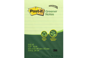 Post-it Greener Notes - 5 PK