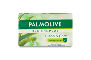 Мыло твердое Алоэ Antibacterial Чистота и уход Гигиена плюс Palmolive 90г