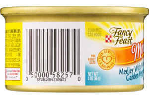 Fancy Feast Mornings Medley with White Meat Chicken, Garden Veggies and Egg in Sauce