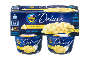 Kraft Macaroni & Cheese Deluxe White Cheddar - 4 PK