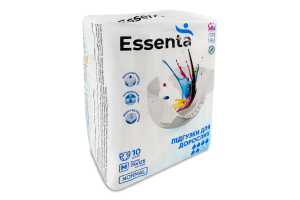 Подгузники для взрослых 75-125см M Normal Essenta 10шт