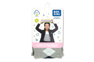 Колготы детские Boy&Girl №343 128-134 ромб