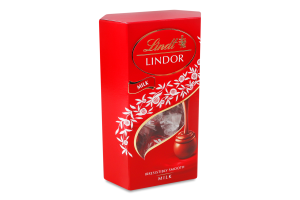 Конфеты из молочного шоколада с начинкой Lindor Lindt к/у 137г