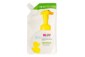 Пенка для умывания и мытья рук наполнитель для детей Sensitiv Babysanft Hipp 250мл