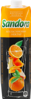 Нектар неосвітлений пастеризований апельсиновий Коктейльна колекція Sandora т/п 950мл