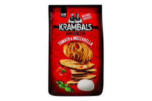 Брускети з томатами та моцарелою Krambals м/у 70г