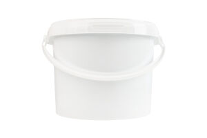 Яйця курячі харчові відварні чищені в розсолі Ovostar відро 2.35кг