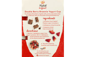 Yoplait Original Low Fat Yogurt Strawberry & Mountain Blueberry - 12 CT