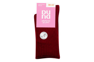Шкарпетки жіночі Duna №3431 38-40 бордовий