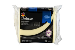 Ahold Deluxe Cheese Singles American - 16 CT