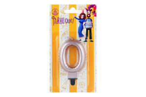 Свічка-цифра 0 900000