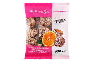 Пряники с начинкой со вкусом апельсина Крошка Toniya м/у 350г