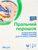 Порошок стиральный для ручной стирки универсальный безфосфатный aro 350г