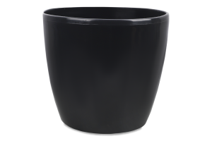 Горщик д/квітів Матільда темно-сірий круглий 12*11см Алеана