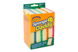Губка двостороння Sponge Daddy Scrub Daddy 4шт